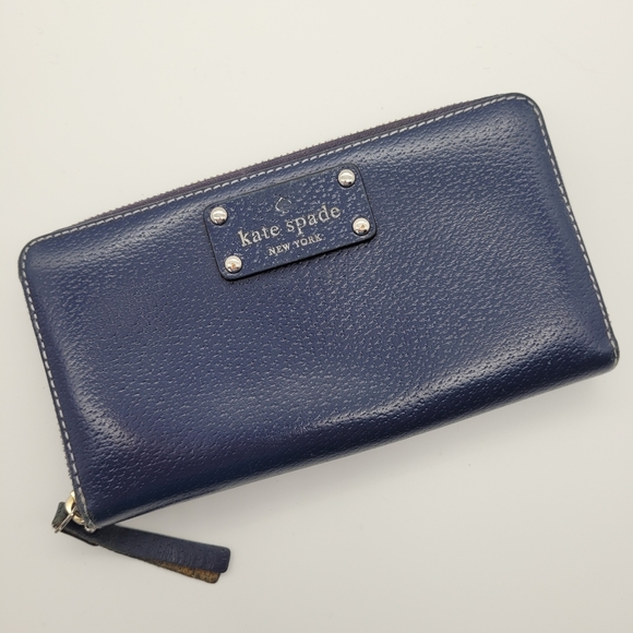 kate spade Handbags - KATE SPADE | leather zip wallet